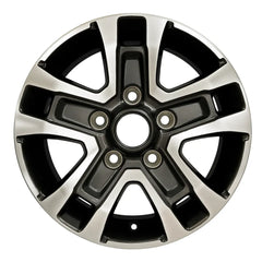 16-inch RAM Promaster OEM wheel ALY02217U45. Black rim front view.