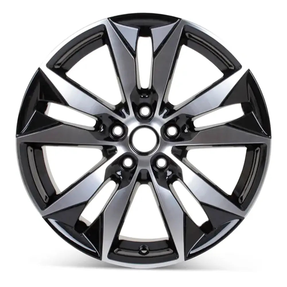 Front view of the 18x8.5" Chevy Malibu wheel replacement 2016-2021 replica rim ALY05716U45N, 22969723