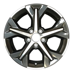 17-inch Honda HRV OEM wheel ALY60302U30. Charcoal rim front view.