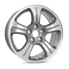 Side view of an 18" Honda Pilot wheel replacement 2012-2015 replica rim ALY64037U15N part 42700SZAA42, 42700SZAA41
