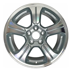 Front view of an 18" Honda Pilot wheel replacement 2012-2015 replica rim ALY64037U15N part 42700SZAA42, 42700SZAA41