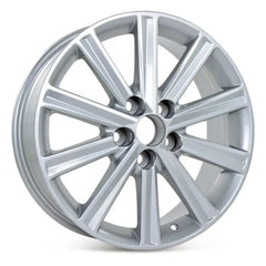 Angle view of the 17x7" Toyota Camry wheel replacement 2012-2014 replica rim ALY69603U20N, 4261106730 , 4261106760