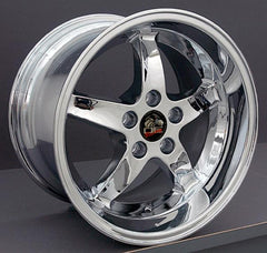 17" Chrome wheel replacement for Ford Mustang 1994-2004. Replica Rim 8181904