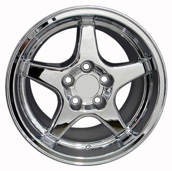 17" Chrome wheel replacement for Pontiac Firebird 1993-2002. Replica Rim 4750750