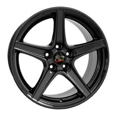 18" Black wheel replacement for Ford Mustang 1994-2004. Replica Rim 8181985
