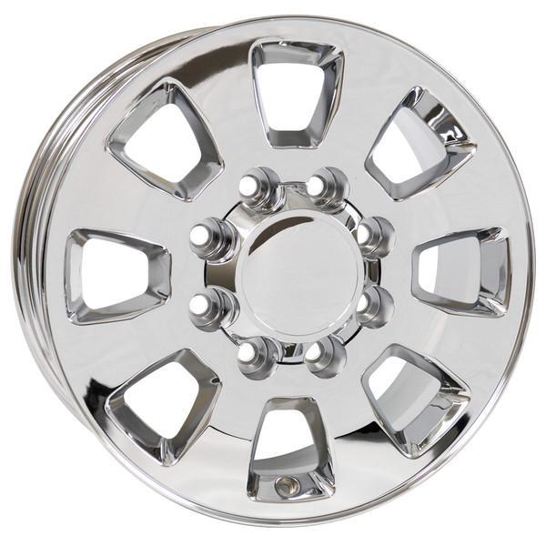 18" Chrome wheel replacement for GMC Sierra 1500HD 1999-2010. Replica Rim 9504055