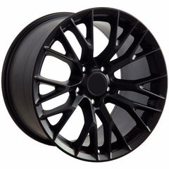 18" Matte Black wheel replacement for Chevy Camaro 1993-2002. Replica Rim 9490012