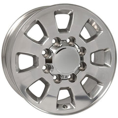 18" Polished wheel replacement for GMC Sierra 1500HD 1999-2010. Replica Rim 9504057