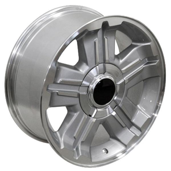 18" Silver wheel replacement for Chevy C2500 1988-2000. Replica Rim 9451341
