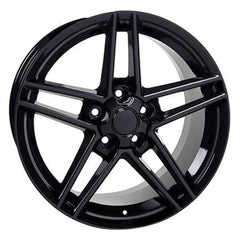 19" Black wheel replacement for Chevy Corvette 2005-2013. Replica Rim 5910242