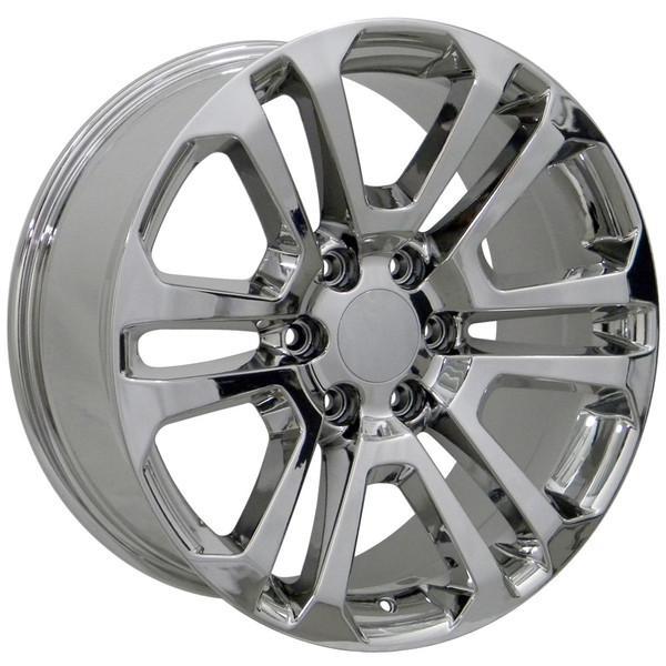 22" Chrome wheel replacement for Cadillac Escalade 1999-2017. Replica Rim 9506482