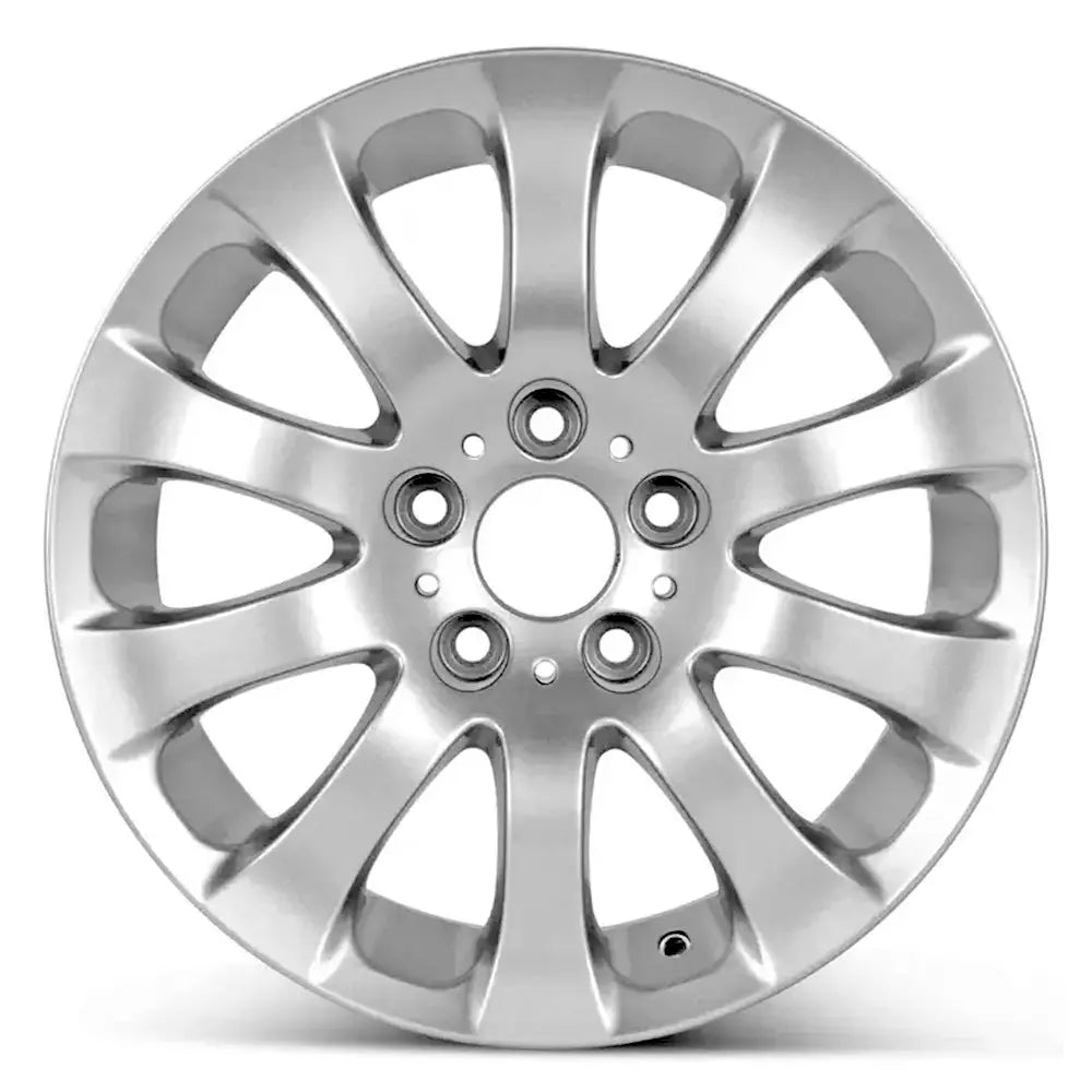 Front view of the 17x8" BMW 3 Series wheel replacement 2006-2013 replica rim ALY59582U20N