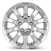 Front view of the 17x8" BMW 3 Series wheel replacement 2006-2013 replica rim ALY59582U20N