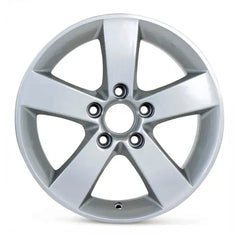 Front view of the 16x6.5" Honda Civic wheel replacement 2006-2011 replica rim ALY63899U20N, 42700SNAA93, 42700SNAA94, 42700SNAA81