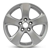 Front view of the 17x7" Toyota Sienna wheel replacement 2011-2017 replica rim ALY69584U20N, 4261108070 , 4261108080