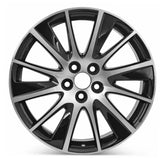 Front view of the 19x7.5" Toyota Highlander wheel replacement 2017-2019 replica rim ALY75215U45N, 426110E470