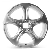 Front view of the 18x7.5" Mercedes C300 wheel replacement 2017 replica rim ALY85512U20B