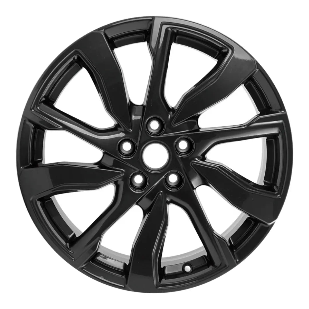 19-inch Chevy Equinox OEM wheel ALY14063U31. Charcoal rim front view.