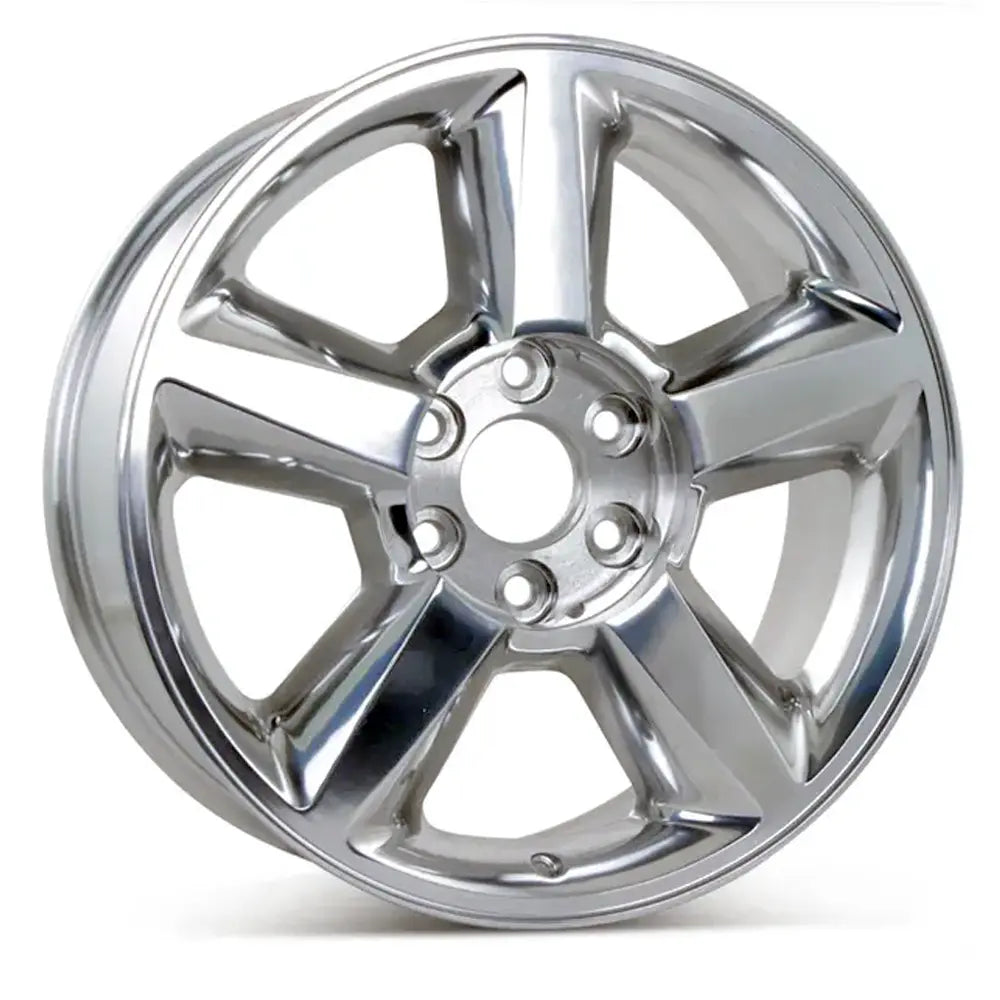 Angle view of the 20x8.5" Chevy Trucks wheel replacement 2007-2012 replica rim ALY05308U80N, 09597195, 9596954