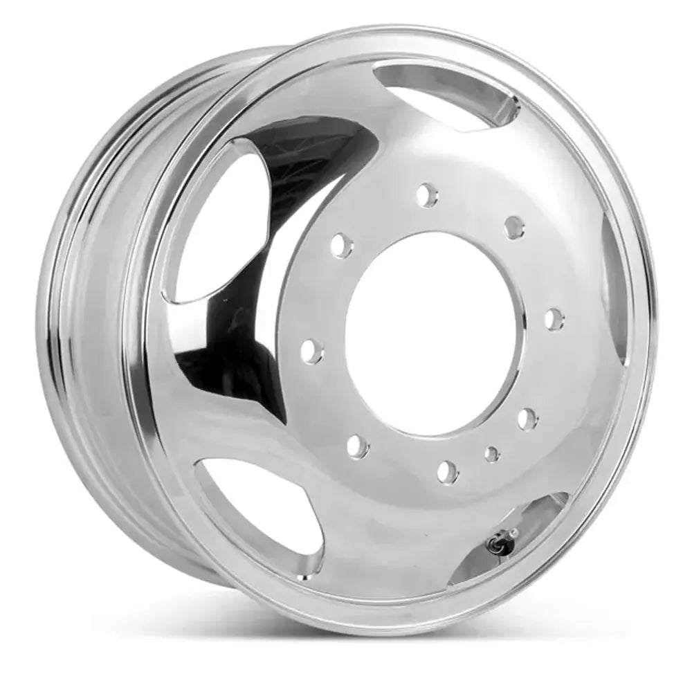 Angle view of the 17x6.5" GMC Sierra 2500 3500 wheel replacement 2011-2019 replica rim ALY05519U80N, 23465077