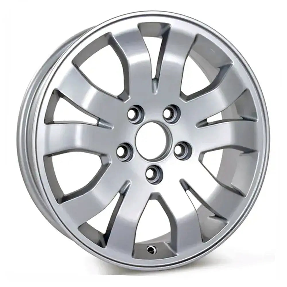 Angle view of a 16 Honda CRV wheel replacement 2005-2006 replica rim ALY63888U20N part 42700SCAG72
