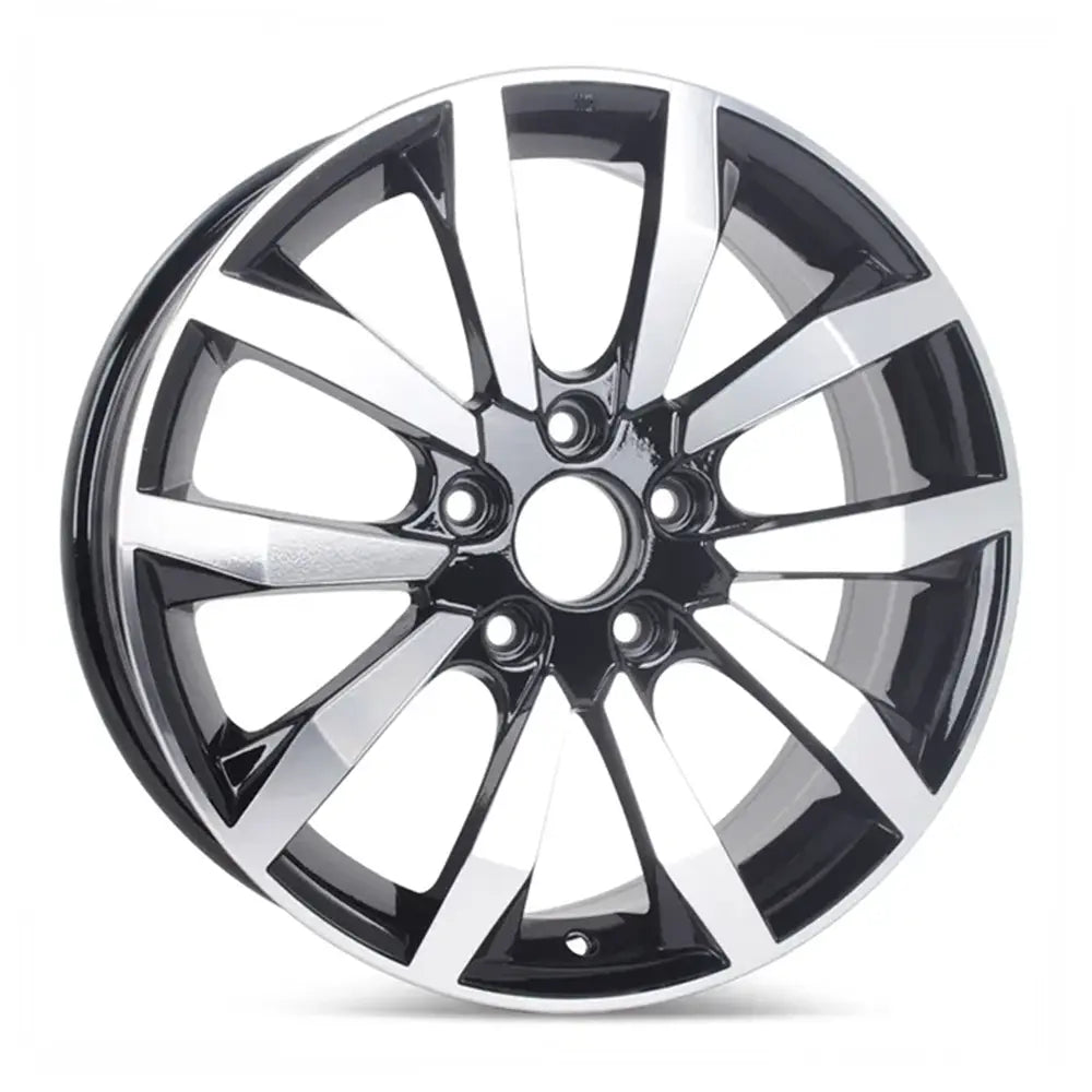 Side view of the 17x7" Honda Civic wheel replacement 2009-2011 replica rim ALY63996U45N, 42700SNXA72, 42700SNXA71