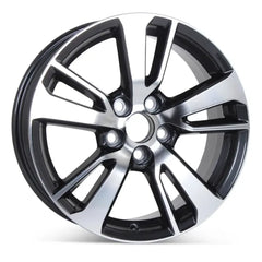 Angle view of the 16x7" Machined Toyota RAV4 wheel replacement 2016-2018 replica rim ALY75198U35N, 4261104160, 4261104161