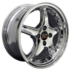 17" Chrome wheel replacement for Ford Mustang 1979-1993. Replica Rim 8181869