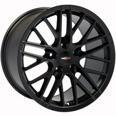 18" Black wheel replacement for Chevy Corvette 1988-1996. Replica Rim 9453138