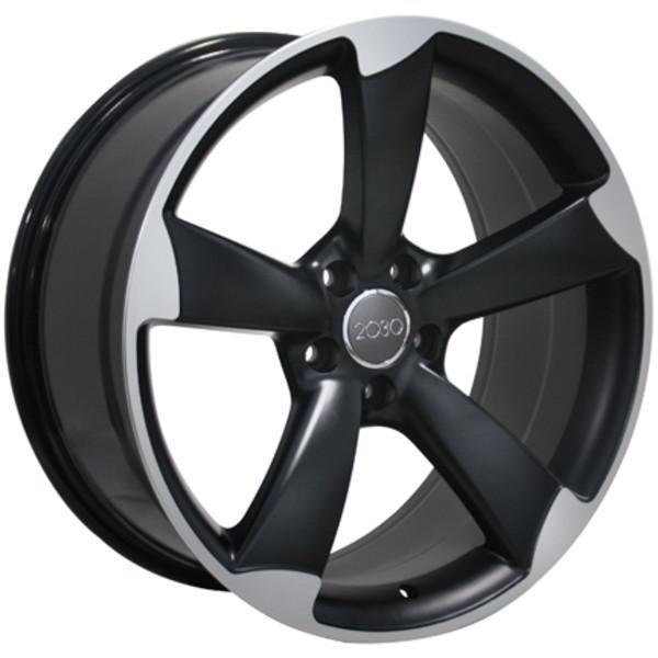19" Black Machined wheel replacement for Volkswagen VW CC 2009-2017. Replica Rim 9472069
