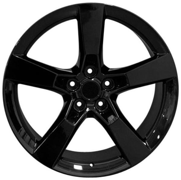 20" Black wheel replacement for Chevy Camaro 2010-2017. Replica Rim 6860742