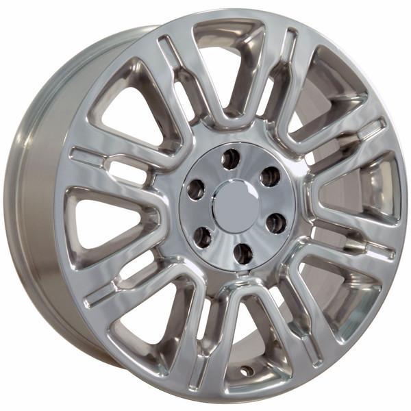 20" Polished wheel replacement for Lincoln Navigator 2003-2017. Replica Rim 9472165
