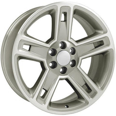 22" Hyper Black Machined wheel replacement for Chevy Avalanche 2002-2013. Replica Rim 9507620