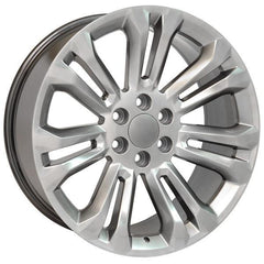 22" Hyper Black wheel replacement for Chevy Avalanche 2002-2013. Replica Rim 9507904