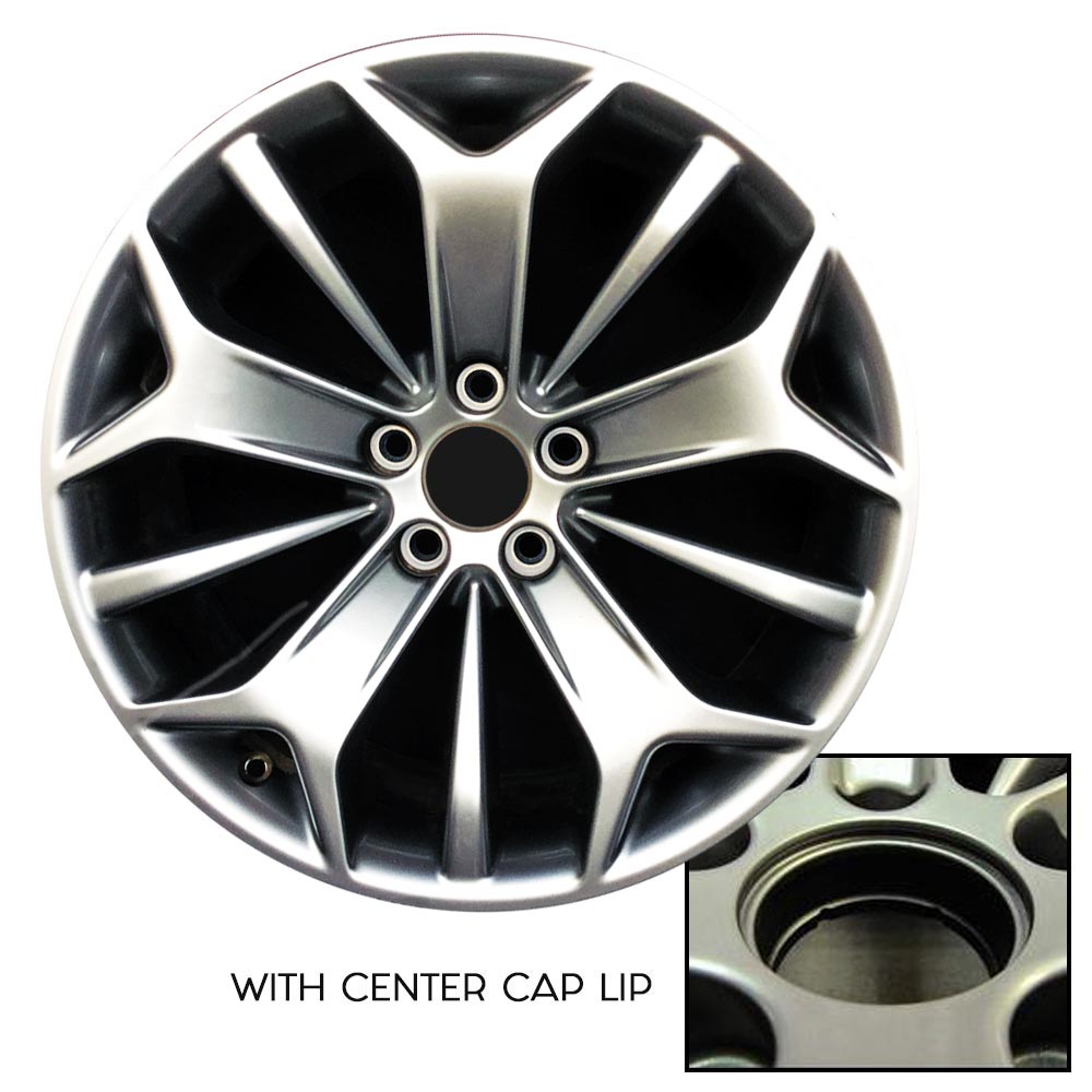 19-in Ford Taurus rim ALY03925 2015-2017 Hypersilver OEM Wheels DG131007CA
