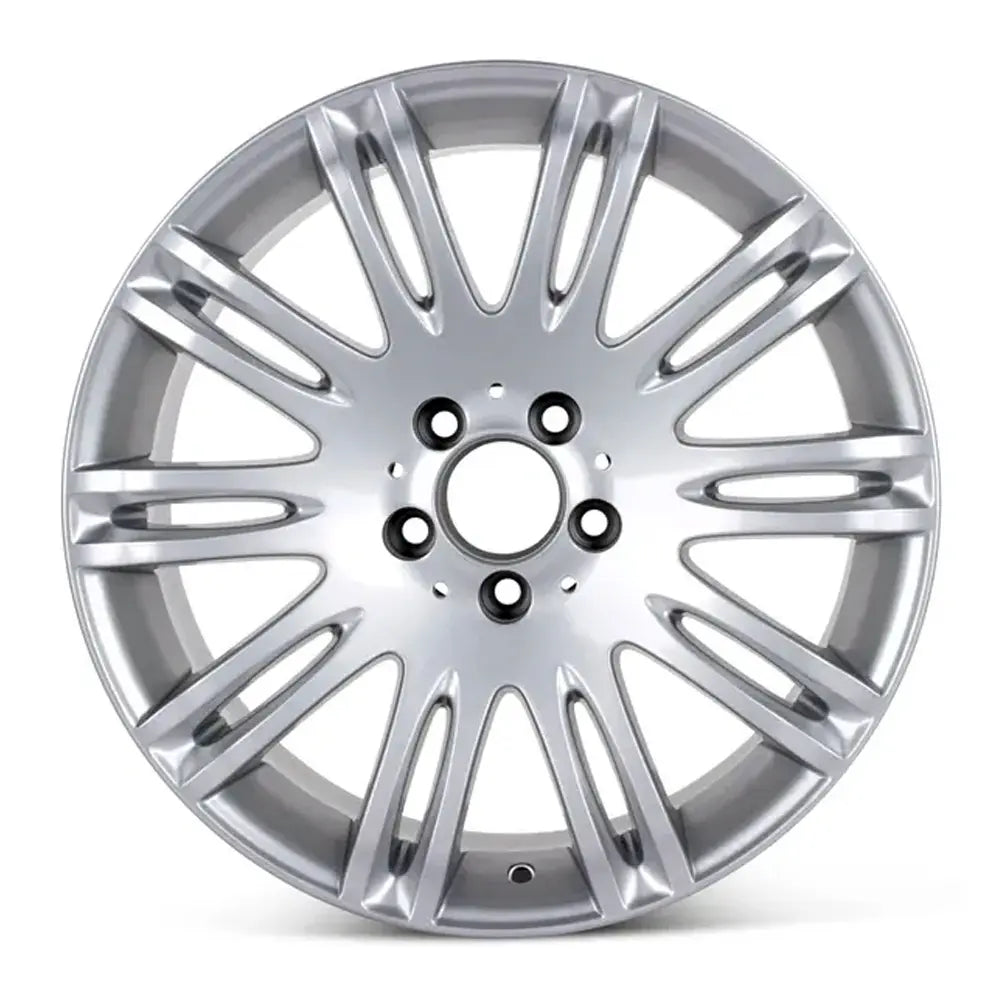 Front view of the 18x9" Mercedes E350 wheel replacement 2007-2009 replica rim ALY65433U20N